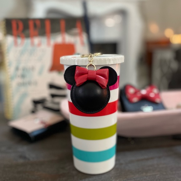 kate spade Accessories - Kate Spade Minnie Mouse purse charm red